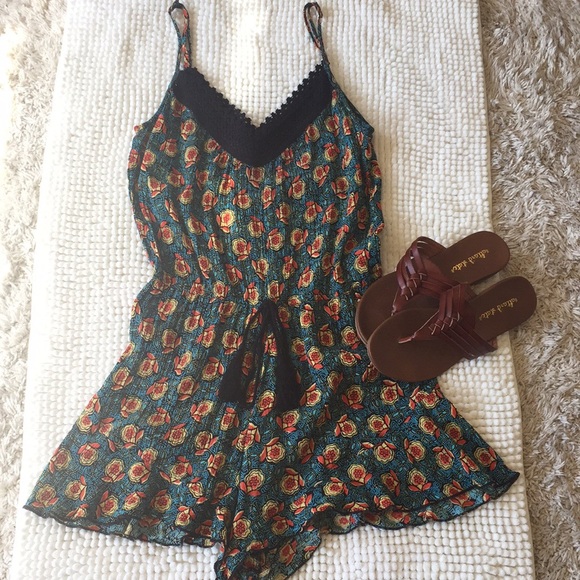 Band of Gypsies Other - Floral  Romper
